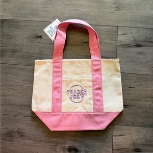 Trader Joe’s Mini Pastel Canvas Tote Bag